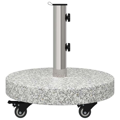 Parasolvoet Grijs 45 x 45 x 45 cm Graniet 6