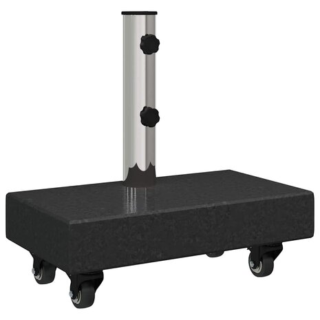 Parasolvoet Zwart 45 x 25 x 45 cm Graniet, staal 2