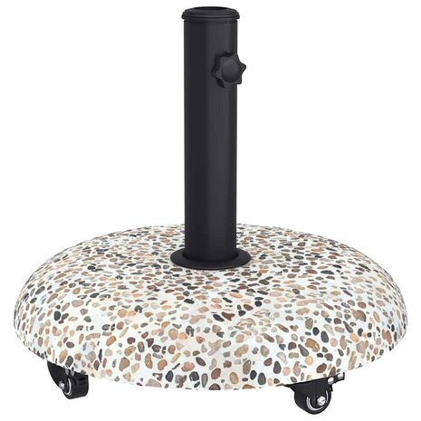 Parasolvoet Multikleur en Zwart 45 x 45 x 40 cm Beton en Metaal 2