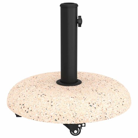 Parasolvoet Geel en Zwart 45 x 45 x 40 cm Beton en Metaal 6