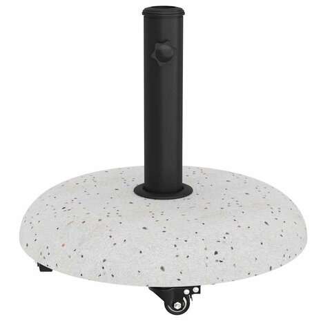 Parasolvoet Wit en zwart 45 x 45 x 40 cm Beton en Metaal 5
