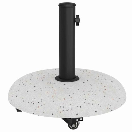 Parasolvoet Wit en zwart 45 x 45 x 40 cm Beton en Metaal 6