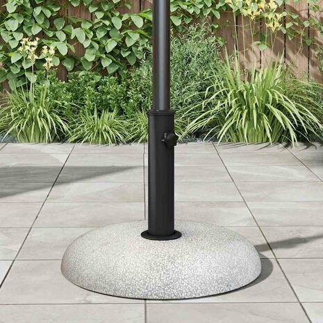 Parasolvoet Lichtgrijs Grijs 45 x 45 x 40 cm Beton en Metaal 4
