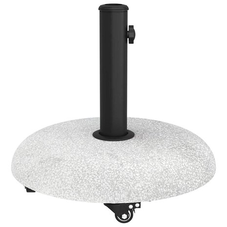 Parasolvoet Lichtgrijs en zwart 45 x 45 x 40 cm Beton en Metaal 6