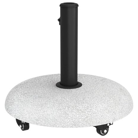 Parasolvoet Lichtgrijs en zwart 45 x 45 x 40 cm Beton en Metaal 7