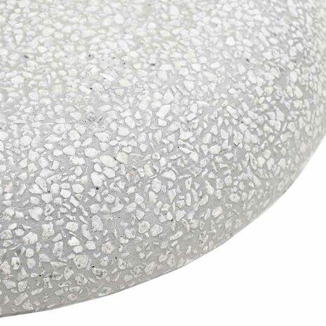 Parasolvoet Lichtgrijs en zwart 45 x 45 x 40 cm Beton en Metaal 8
