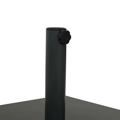 Buiten Parasolvoet Zwart 45 x 45 x 31.5 cm Staal, Beton 9