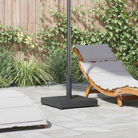 Buiten Parasolvoet Donkergrijs 45 x 45 x 31.5 cm Staal, Beton 1