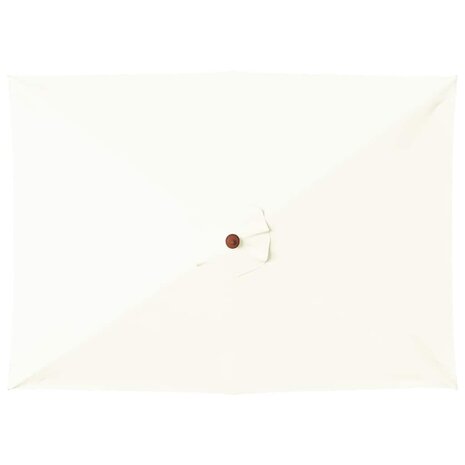 Parasol met houten paal 150x200 cm zandkleurig 4