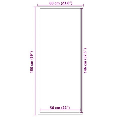 Deurmat Striped Zwart en Grijs 60 x 150 cm Polypropyleen, PVC 7