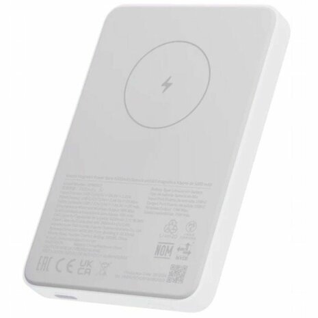 Powerbank Xiaomi MAG PB 5000 WH Wit 5000 mAh 3