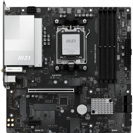 Moederbord MSI PRO B840M-P WIFI6E AMD AM5 AMD 1