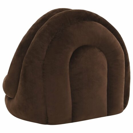 Kattenmand 40x40x35 cm bruin en crèmekleurig 5