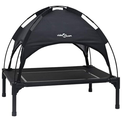 Hondenbed Zwart m Staal 2