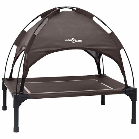 Hondenbed Bruin m Staal 2