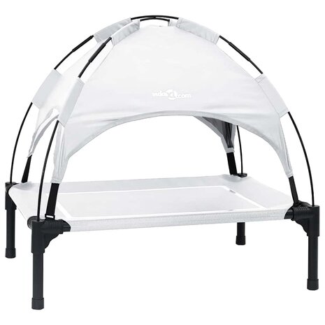 Hondenbed Zilvergrijs m Staal 2