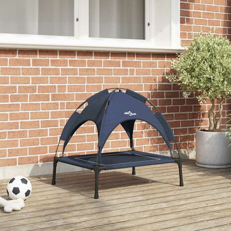 Hondenbed Marineblauw s Staal 1