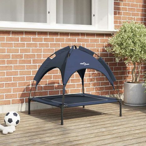 Hondenbed Marineblauw m Staal 1