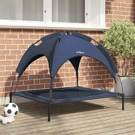 Hondenbed Marineblauw l Staal 1