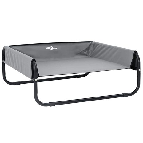Hondenbed Lichtgrijs m Oxford Stof en Staal 2