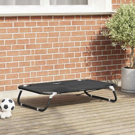 Hondenbed Zwart ML Oxford Stof en Staal 1