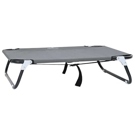 Hondenbed Lichtgrijs m Oxford Stof en Staal 2