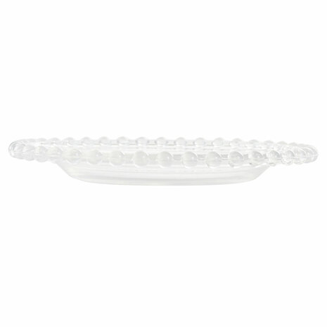 Dinerbord Home ESPRIT Transparant Kristal 15,6 x 15,6 x 1,7 cm 1