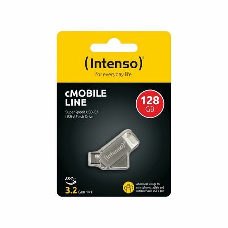 USB stick INTENSO 3536491 128 GB Zilverkleurig 8