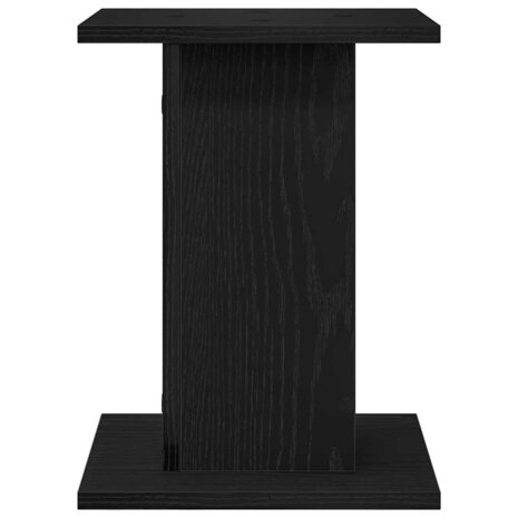 Plantenstandaard 2 pcs Zwart eiken 30 x 30 x 40 cm Bewerkt hout 7