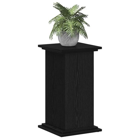 Plantenstandaard Zwart eiken 33 x 33 x 60 cm Bewerkt hout 3