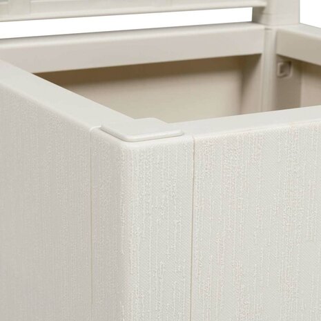 Tuin Bloempot Wit 36 x 36 x 140 cm Polypropyleen 6