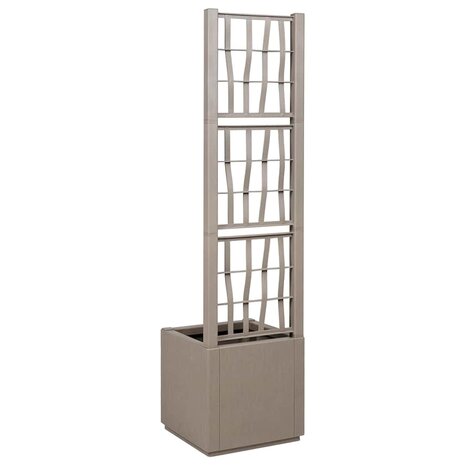 Tuin Bloempot Grijs 36 x 36 x 140 cm Polypropyleen 3