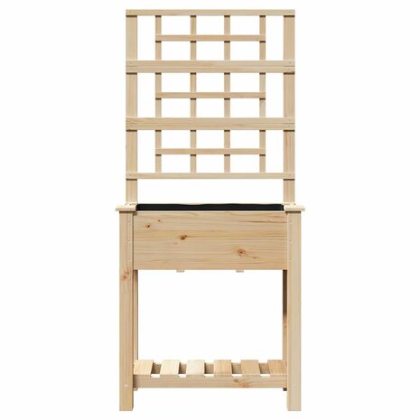 Tuin Bloempot Beige 71 x 38 x 152 cm Massief vurenhout 5