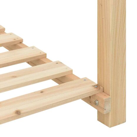 Tuin Bloempot Beige 111 x 37 x 76.5 cm Massief vurenhout 9