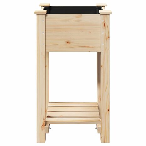 Tuin Bloempot Beige 45 x 45 x 76.5 cm Massief vurenhout 6