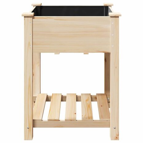 Tuin Bloempot Beige 60.5 x 60 x 76.5 cm Massief vurenhout 5