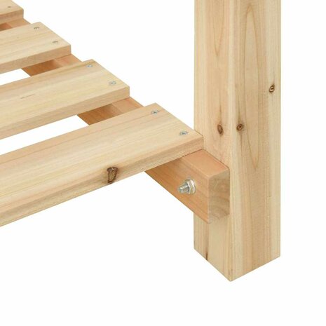 Tuin Bloempot Beige 60.5 x 60 x 76.5 cm Massief vurenhout 9