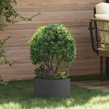 Tuin Bloempot Zwart 30 x 30 x 20 cm Staal 1