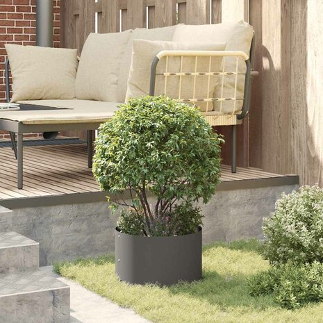 Tuin Bloempot Zwart 30 x 30 x 20 cm Staal 4