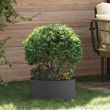 Tuin Bloempot Zwart 40 x 40 x 20 cm Staal 1