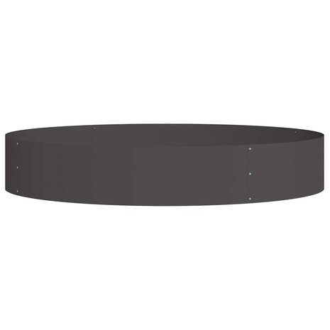 Tuin Bloempot Zwart 120 x 120 x 20 cm Staal 2