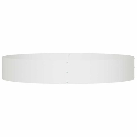 Tuin Bloempot Wit 120 x 120 x 20 cm Staal 5