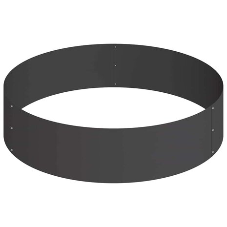 Tuin Bloempot Zwart 90 x 90 x 20 cm Staal 5