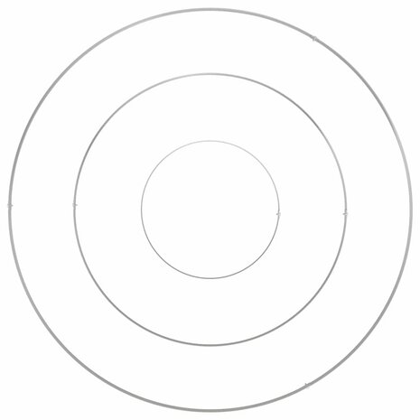 Tuin Bloempot Wit 90 x 90 x 20 cm Staal 8