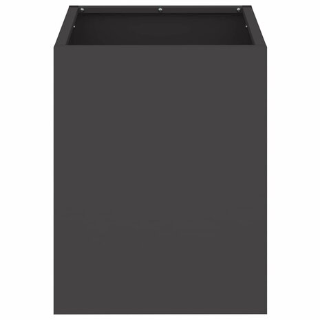 Tuin Bloempot Zwart 32 x 32 x 40 cm Koudgewalst staal 5