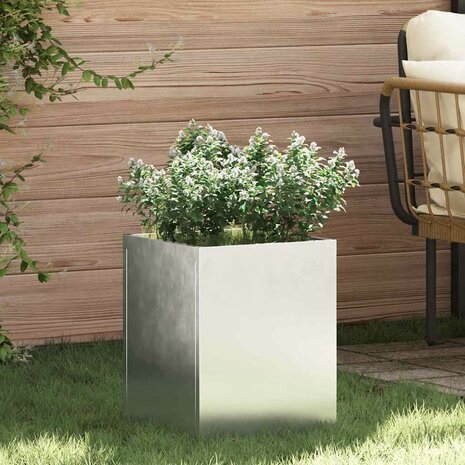 Tuin Bloempot Zilver Gegalvaniseerd staal 1