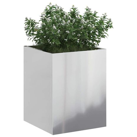 Tuin Bloempot Zilver Gegalvaniseerd staal 3