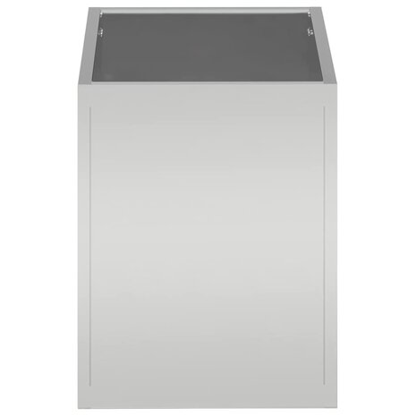 Tuin Bloempot Zilver 50 x 32 x 40 cm Gegalvaniseerd staal 6