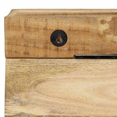 Kapstok met plank Bruin 73 x 19 x 23 cm Massief mangohout 9
