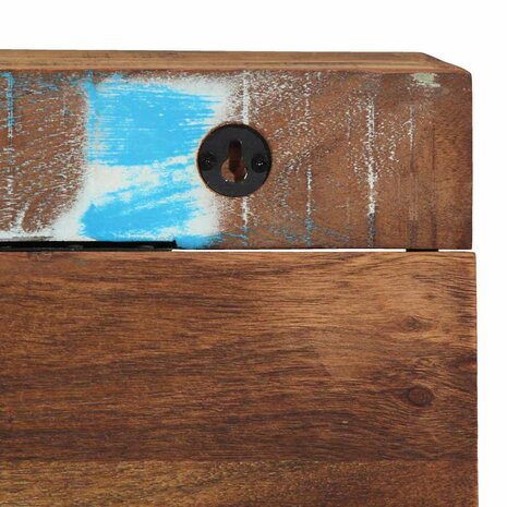 Kapstok met plank Bruin 73 x 19 x 23 cm Massief gerecycled hout 9